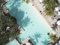 Aerial view of the swimming pool - Blog Trip 2019 -The Ravenala Attitude