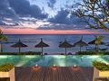 swimming pool by night